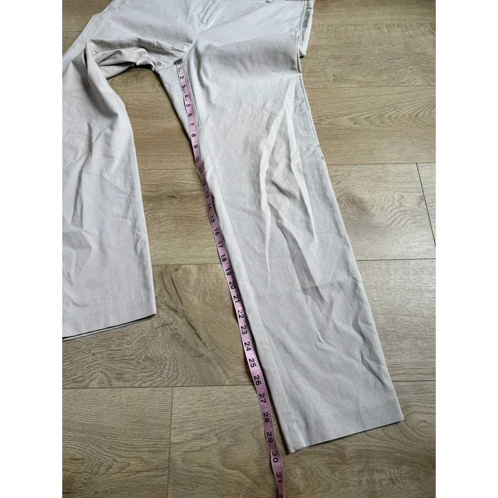 EUC Womens J Jill wearever‎ collection refined woven trousers stretch pants 10T